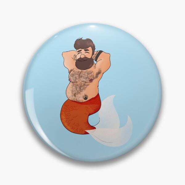 Item preview, Colorful and Whimsical Gay Bear Merman Products to Celebrate Diversity designed and sold by ItalianCub.