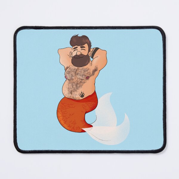 Item preview, Colorful and Whimsical Gay Bear Merman Products to Celebrate Diversity designed and sold by ItalianCub.