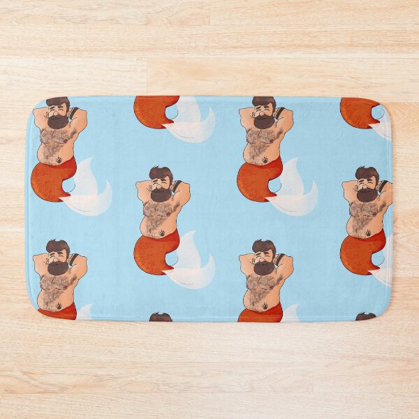 Item preview, Colorful and Whimsical Gay Bear Merman Products to Celebrate Diversity designed and sold by ItalianCub.