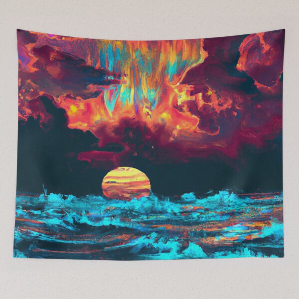 Artikelvorschau, Blood moon lunar space eclipse in the night sky  entworfen und verkauft von Chris Purdy.