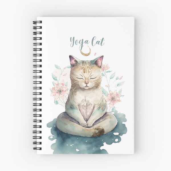 Item preview, Yoga cat 17 designed and sold by printiesart.
