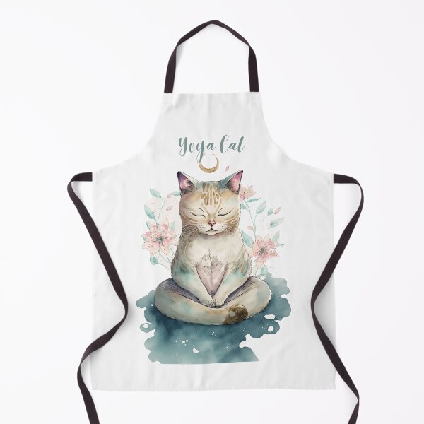 Item preview, Yoga cat 17 designed and sold by printiesart.
