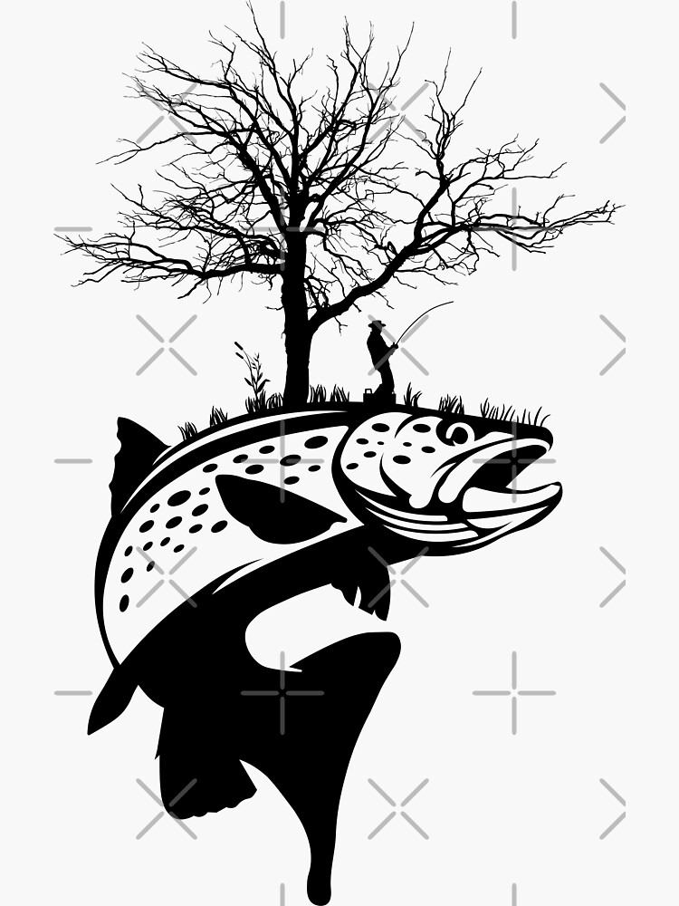 Single Line Rainbow Trout Matte Decal, Fly Fishing Art, Vinyl Sticker,  Water Bottle Stickers, Car Decal 