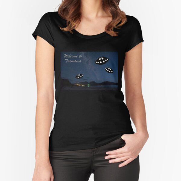Welcome to Tasmania Fitted Scoop T-Shirt