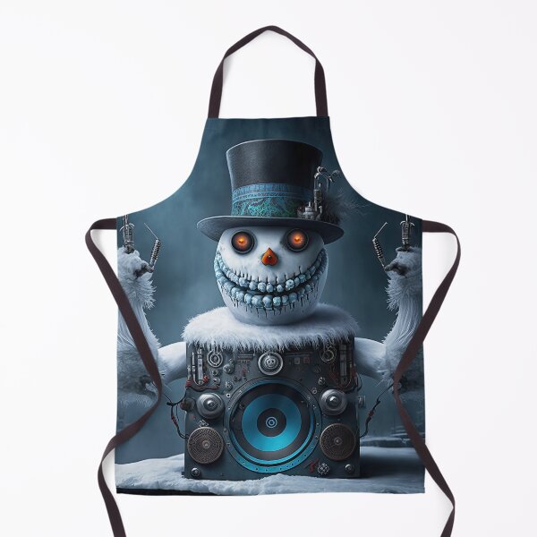 Artikelvorschau, Funny snowman as Dj playing music entworfen und verkauft von mrlongfield.