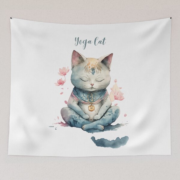 Item preview, Yoga cat 18 designed and sold by printiesart.