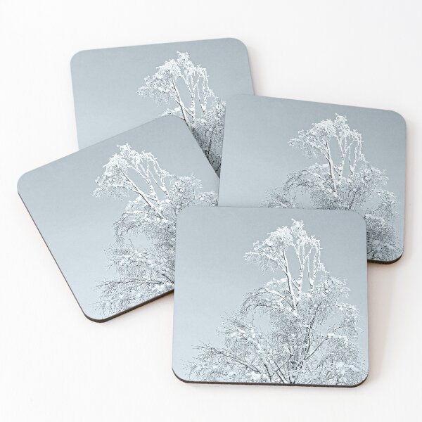 Item preview, Snowy birch - blue designed and sold by countychic.