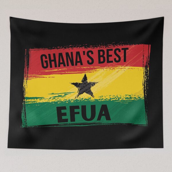 Item preview, Ghana's Best EFUA Name On Flag designed and sold by AfriStyleUK.