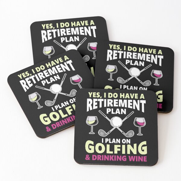 Item preview, Retirement Plan Golf And Wine Golfing Gift Golfer designed and sold by TM-Multidesign.