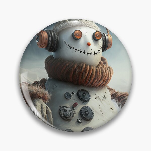 Item preview, Funny snowman as Dj playing music designed and sold by mrlongfield.