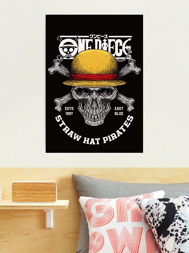 Straw hat jolly roger  Art Print for Sale by ayesha6obessie