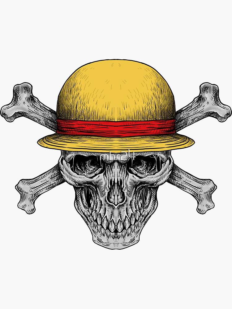 One Piece Straw Hat Pirates Logo Sticker for Sale by KaydenLee