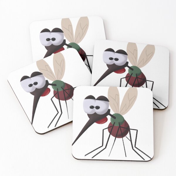 Item preview, Cute Mosquito Drawing designed and sold by WeHeartAnimals.