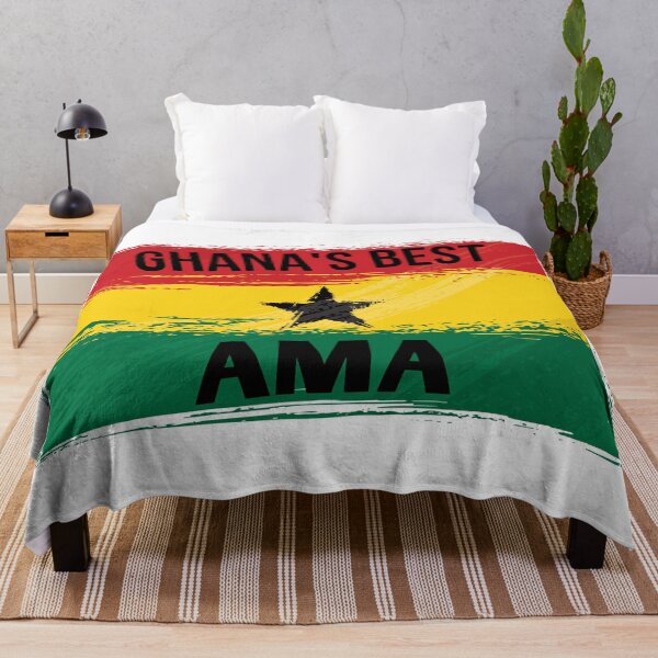 Item preview, Ghana's Best AMA Name On Flag designed and sold by AfriStyleUK.
