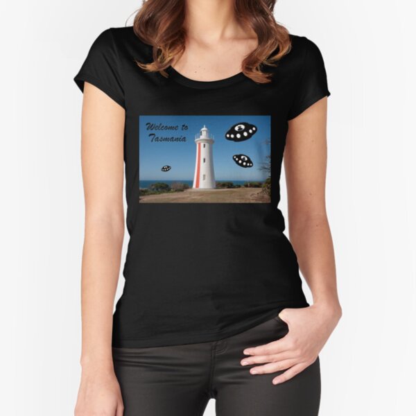 Welcome to Tasmania Fitted Scoop T-Shirt