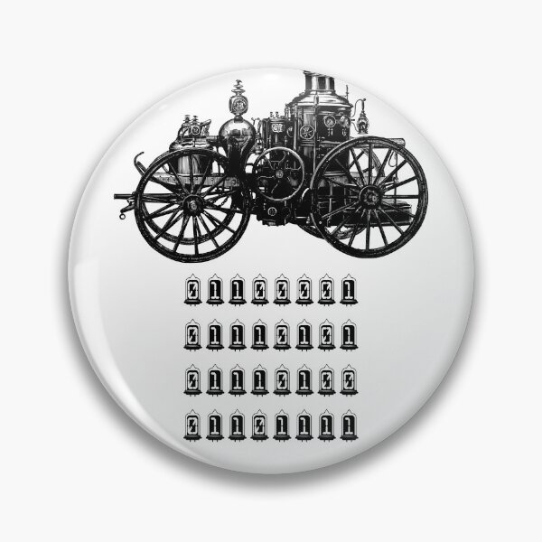 Item preview, Auto Binary Design - Retro Illustration for T-shirts, mugs, phone cases and other accessories designed and sold by Ridiculam Toga.
