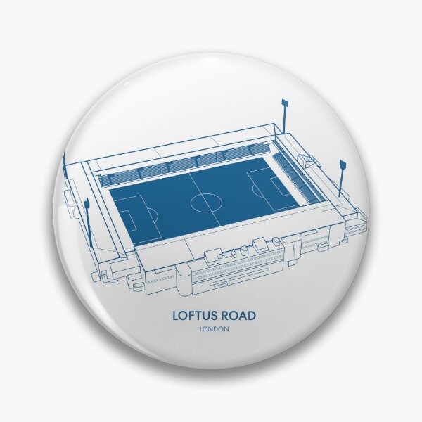 Artikelvorschau, Loftus Road QPR-Strichzeichnung entworfen und verkauft von spmdesigns.