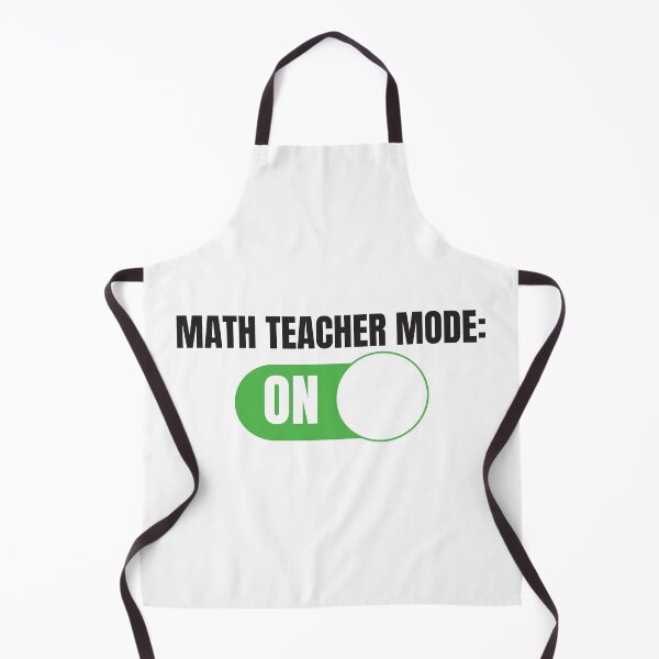 Item preview, Math Teacher Mode: ON (For Light Background) designed and sold by thecatcouch.