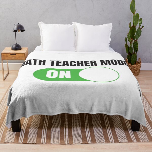 Item preview, Math Teacher Mode: ON (For Light Background) designed and sold by thecatcouch.