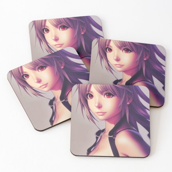 Item preview, Doe eyed girl in leather designed and sold by AubryPentamoth.