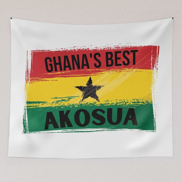 Item preview, Ghana's Best AKOSUA Name On Flag designed and sold by AfriStyleUK.