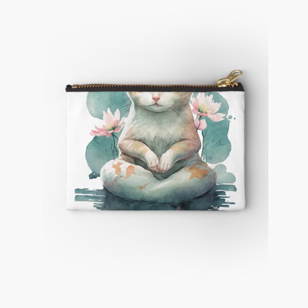 Item preview, Let that Sh!t go yoga cat  02 designed and sold by printiesart.