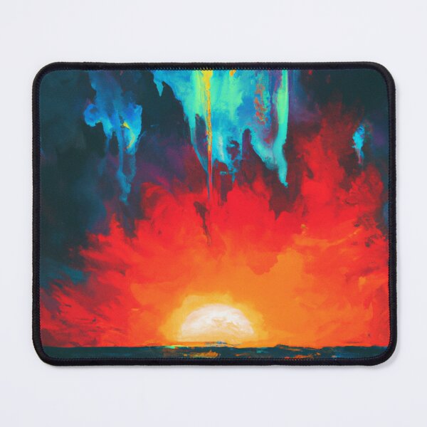 Item preview, VanGogh style blood moon lunar space eclipse in the night sky designed and sold by Chris Purdy.