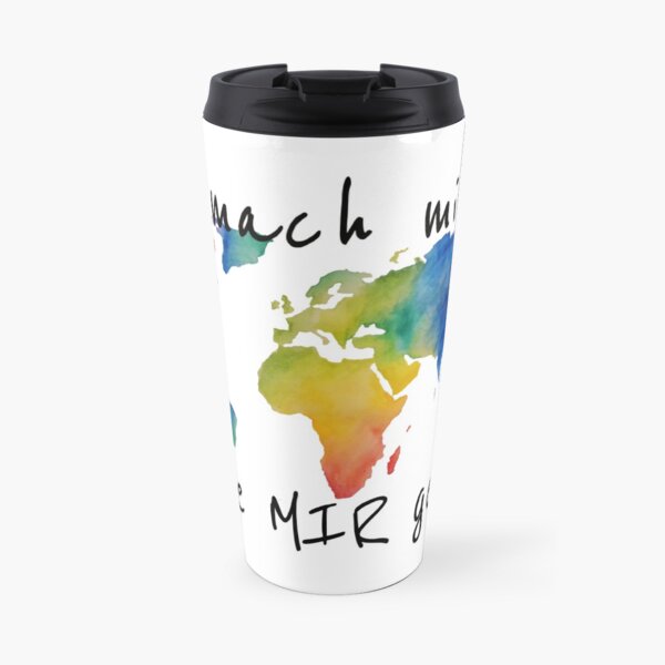 Ich mach mir die Welt wie sie mir gefällt Thermobecher