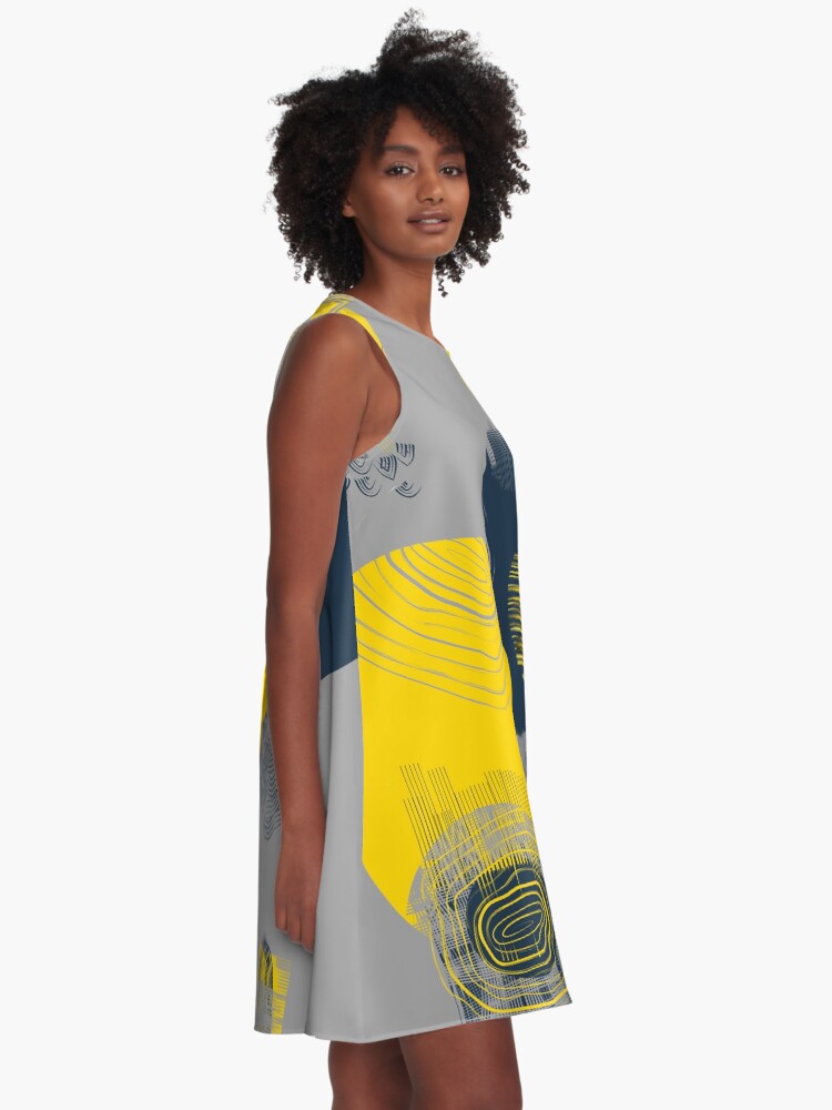 Alternate view of Colour and pattern - Abstract 2 A-Line Dress