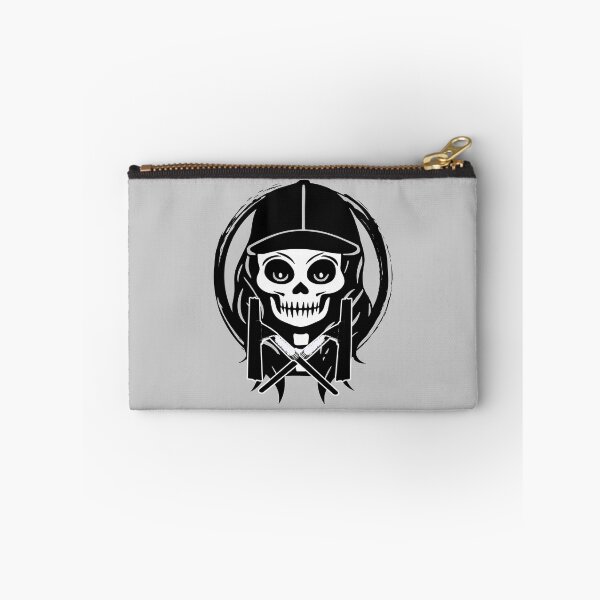 Item preview, Window Cleaner Female Skull and Crossed Squeegee Black Logo designed and sold by Nuletto.