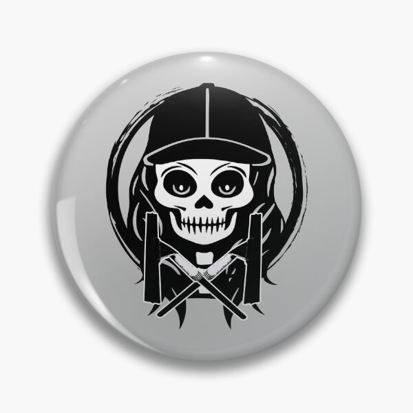 Item preview, Window Cleaner Female Skull and Crossed Squeegee Black Logo designed and sold by Nuletto.