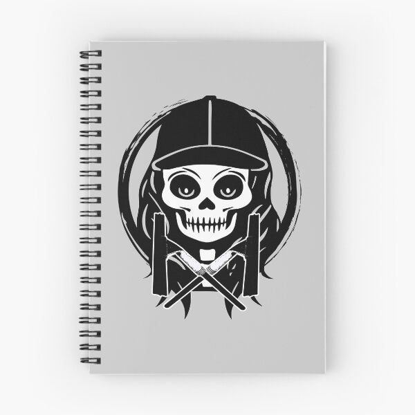 Item preview, Window Cleaner Female Skull and Crossed Squeegee Black Logo designed and sold by Nuletto.