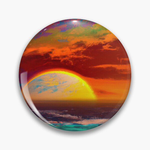 Item preview, Van Gogh style blood moon lunar space eclipse in the night sky  designed and sold by Chris Purdy.