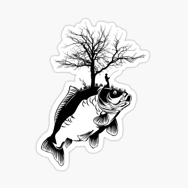 Feeder carp fishing - feeder fishing Sticker for Sale by