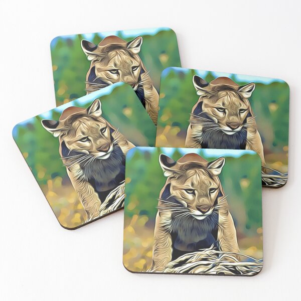 Item preview, panther hunting designed and sold by Design Kingdom.