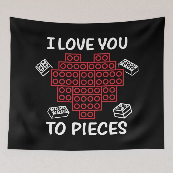 Item preview, Love Blocks Valentine | Boys Girls Valentines, I Love You To Pieces designed and sold by GPODdesign.