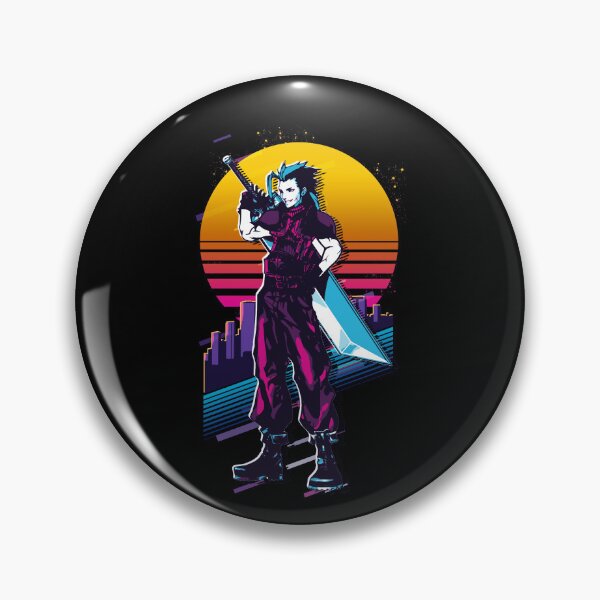 Item preview, Crisis Core Final Fantasy - Zack *80s retro* designed and sold by MyRetroArt.