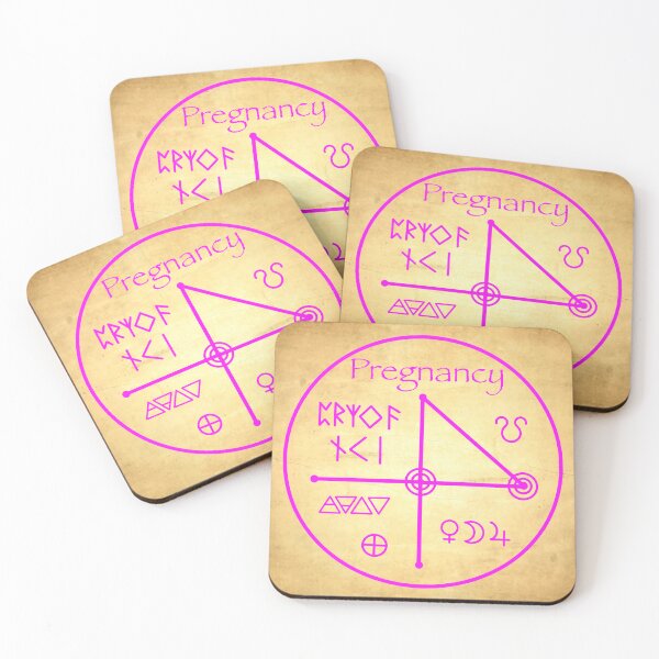 Item preview, Talisman for pregnancy on parchment designed and sold by secretmagic.