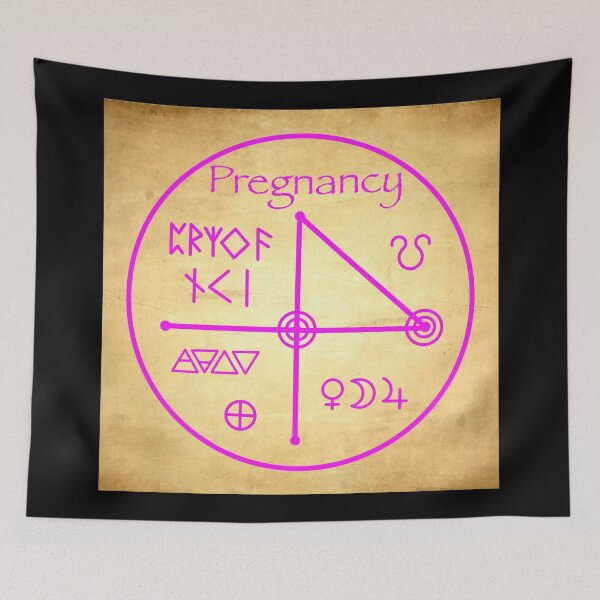 Item preview, Talisman for pregnancy on parchment designed and sold by secretmagic.
