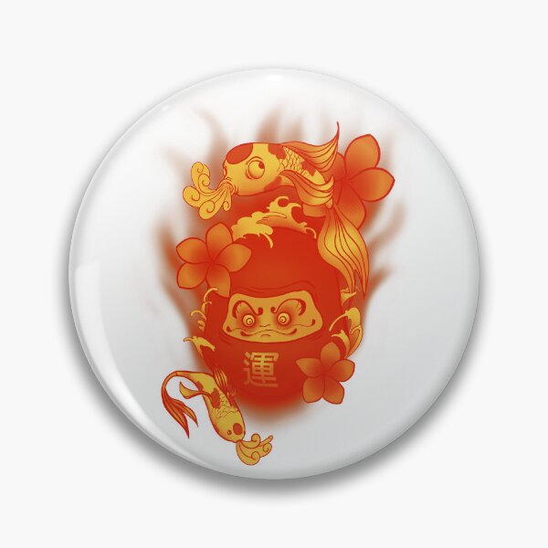 Item preview, Daruma Doll Koi Fish Japanese designed and sold by PVSKI.