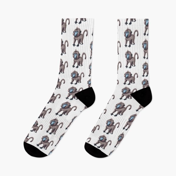 Item preview, Cute Baboon Drawing designed and sold by WeHeartAnimals.