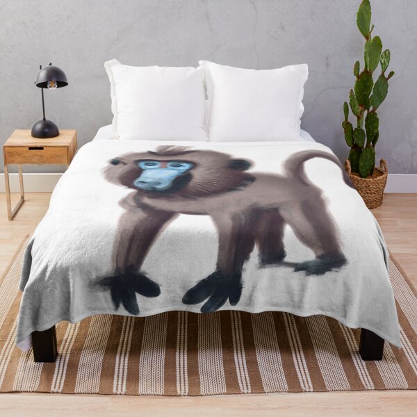 Item preview, Cute Baboon Drawing designed and sold by WeHeartAnimals.