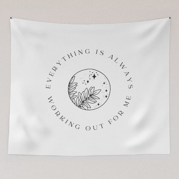 Item preview, Everything is always working out for me designed and sold by Crafty Cuties.