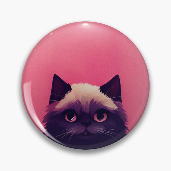 Item preview, Himalayan black cat designed and sold by AppleElf.