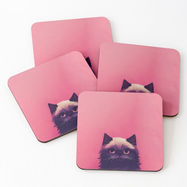Item preview, Himalayan black cat designed and sold by AppleElf.