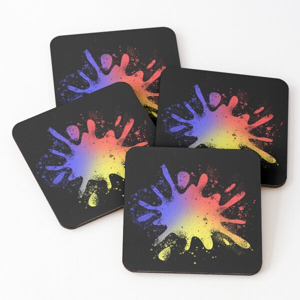 Item preview, Tri Colour Graffiti Ink Splat designed and sold by galaxydaydreams.