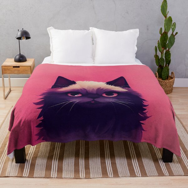 Item preview, Himalayan black cat designed and sold by AppleElf.
