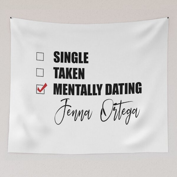 Item preview, Mentally Dating Jenna Ortega designed and sold by Bend-The-Trendd.