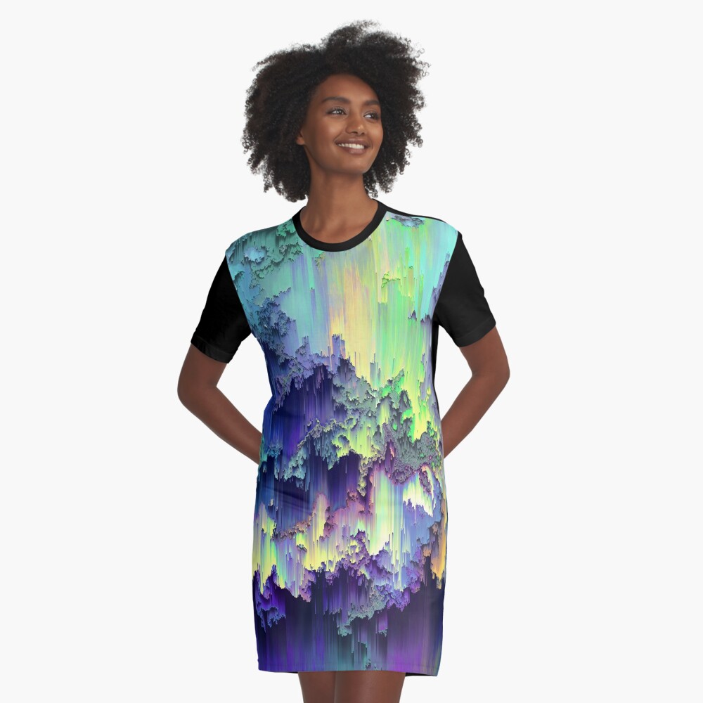 Item preview, Graphic T-Shirt Dress designed and sold by synthetick.