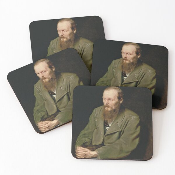 Item preview, Fyodor Dostoevsky portrait designed and sold by ReneMagritteArt.
